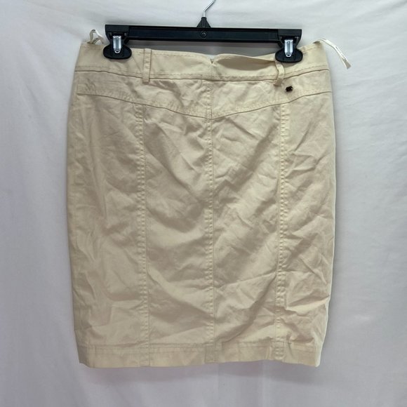 Tommy Hilfiger Women's Button-Down Y2K Skirt Yellow - Size 6 - Picture 2 of 6